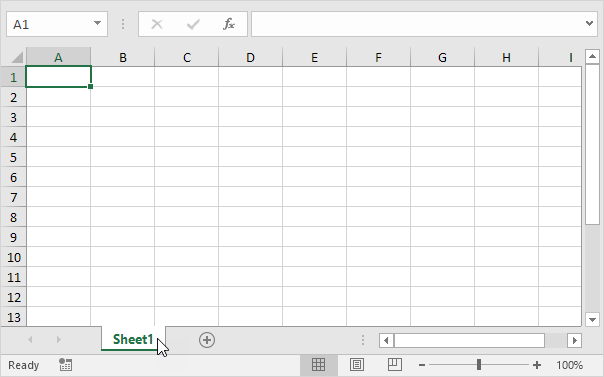 How to create a single worksheet in excel? - Bayt.com Specialties