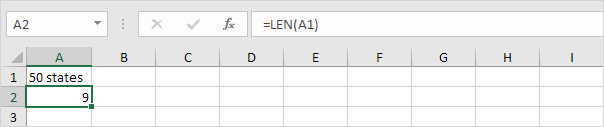 Count Characters In Excel Easy Excel Tutorial