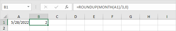 Quarter Formula In Excel Easy Excel Tutorial