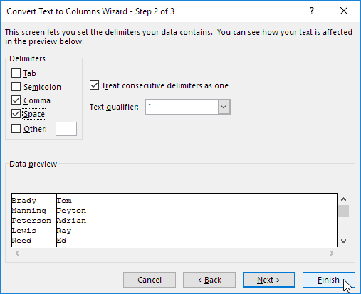 Text To Columns In Excel Easy Excel Tutorial