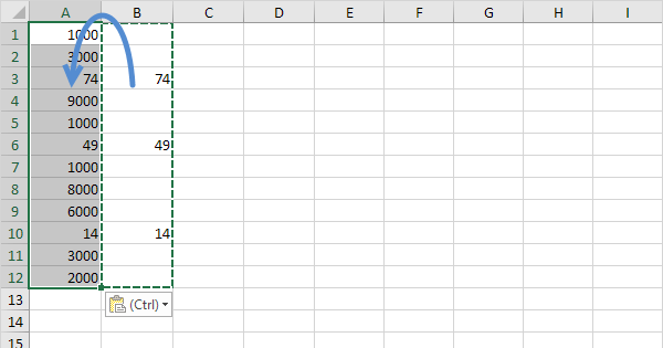 Skip Blanks In Excel Easy Excel Tutorial