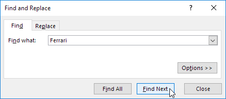 excel find select links external next references command easy using externals occurrence selects