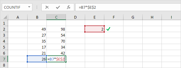 Locked Cell Reference