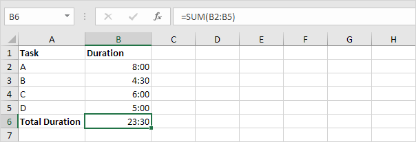 excel formula to subtract 1 hour from time