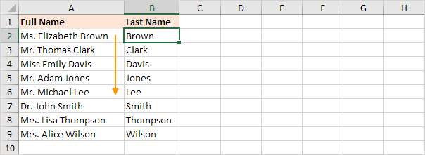 Alphabetically Sorted by Last Name