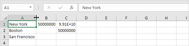 Autofit In Excel Easy Excel Tutorial