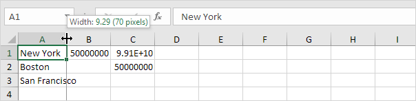 Autofit In Excel Easy Excel Tutorial