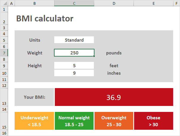 Bmi Calculator Kilograms And Meters Aljism Blog