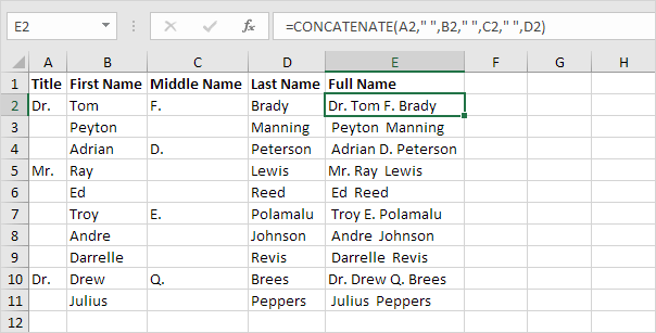 How To CONCATENATE In Excel Quickly And Easily 