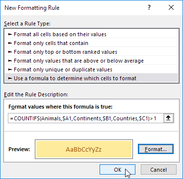 excel find duplicates without removing