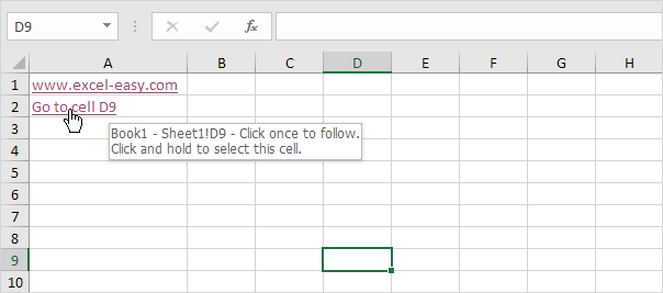 how to make a drop down list in excel as hyperlinks