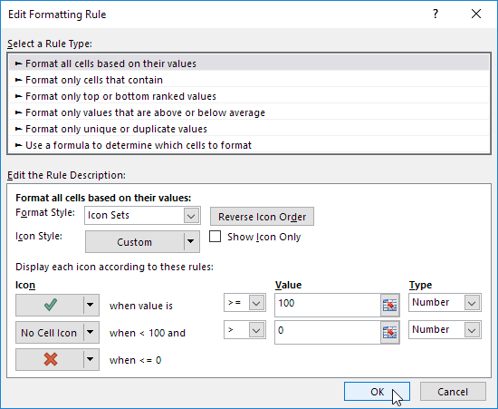 Icon Sets In Excel Easy Excel Tutorial