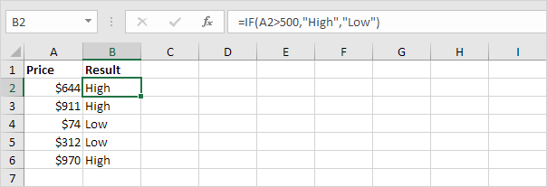 Excel If Then Formula Greater Than Less Than Kopsee