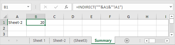 How To Use The Excel INDIRECT Function In Easy Steps 