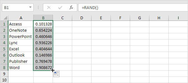 Randomize A List In Excel In Easy Steps 