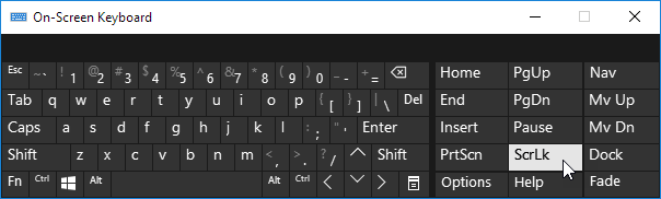 Turn Off Scroll Lock In Excel