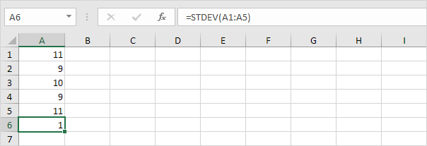 Standard Deviation in Excel - Easy Excel Tutorial