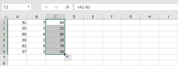 How To Subtract In Excel Easy Formulas