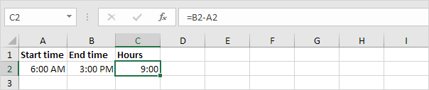 Calculate Time Difference In Excel