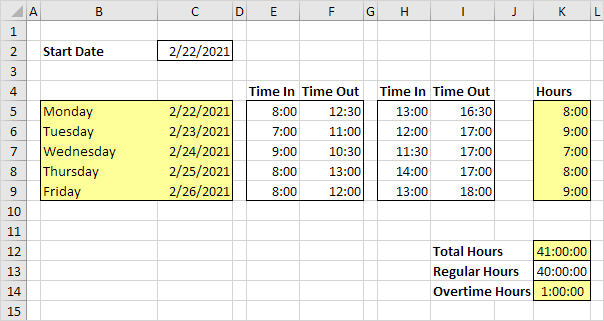 Calculate Time Difference In Excel In Easy Steps 