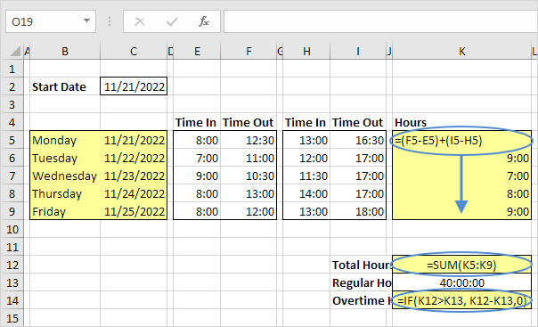 xlsx to pdf convert fillable Tutorial Excel Time Easy in Excel  Sheet
