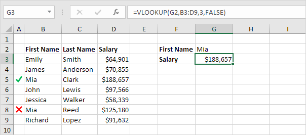 how to use vlookup in excel to find matches