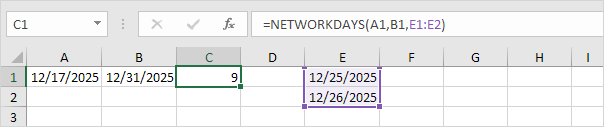 Weekdays In Excel Easy Excel Tutorial