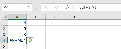 Formula Errors In Excel Easy Tutorial