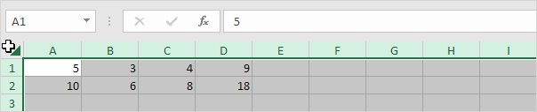 Select All Cells in Excel