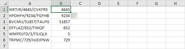 Flash Fill in Excel