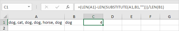 Count Words in Excel