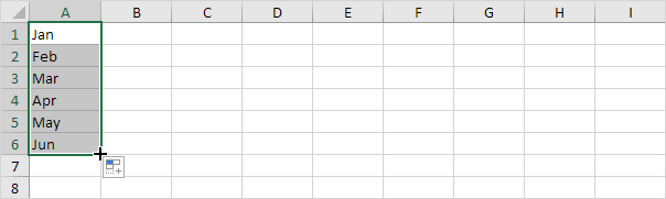 AutoFill in Excel