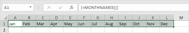 Array Function in Excel VBA