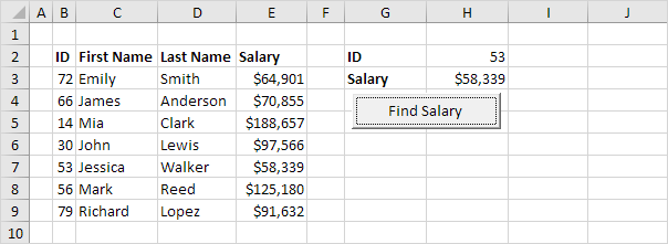 Vlookup in Excel VBA