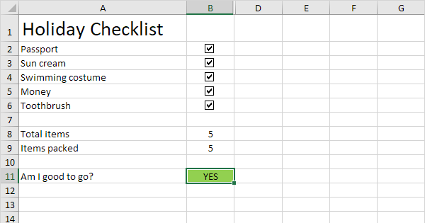 Insert A Checkbox In Excel Easy Excel Tutorial