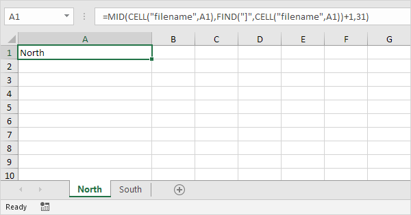 Get Sheet Name In Excel In Simple Steps 