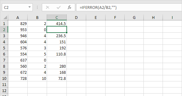 How To Use IFERROR In Excel In Easy Steps 