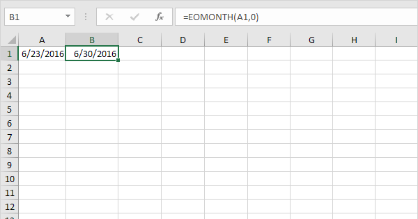 Last Day Of The Month In Excel In Simple Steps 