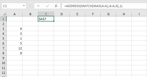 Locate Maximum Value In Excel Easy Excel Tutorial