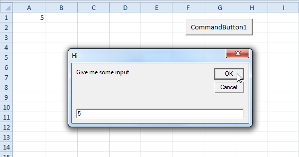 Excel VBA InputBox Function Easy Excel Macros