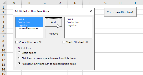 Multiple List Box Selections In Excel VBA Easy Macro Tutorial