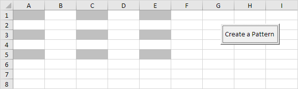 Create A Pattern In Excel VBA In Easy Steps 