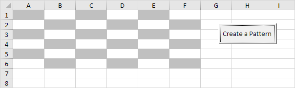 Create A Pattern In Excel VBA In Easy Steps 