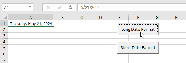 Long Date Format in Excel VBA